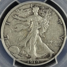Load image into Gallery viewer, 1919-P 50C Walking Liberty PCGS XF40
