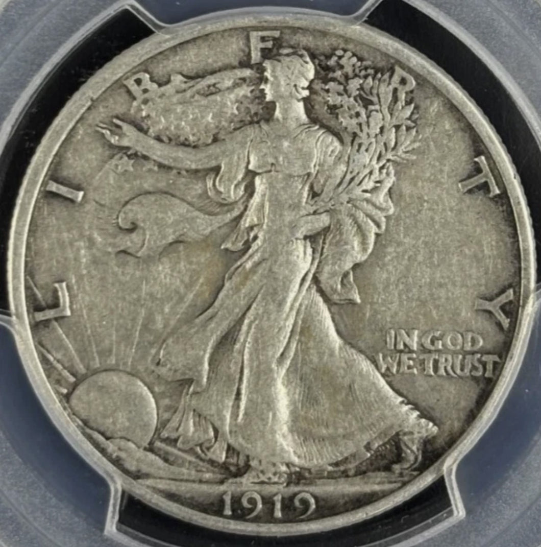 1919-P 50C Walking Liberty PCGS XF40
