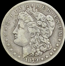 Load image into Gallery viewer, Share 1879-CC $1 Morgan Dollar - Raw VF - See Pictures
