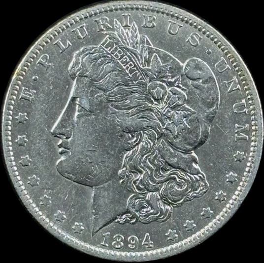 1894-O $1 Morgan Dollar - Raw AU - See Pictures