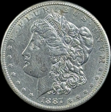 Load image into Gallery viewer, 1887-S $1 Morgan Dollar - Raw AU - See Pictures
