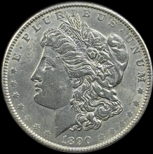 Load image into Gallery viewer, 1890-P $1 Morgan Dollar - Raw AU - See Pictures
