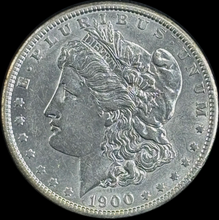 Load image into Gallery viewer, 1900-P $1 Morgan Dollar - Raw AU - See Pictures
