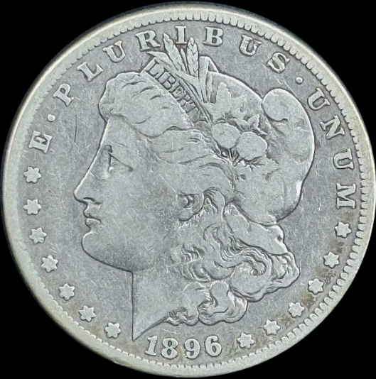 1896-S $1 Morgan Dollar - Raw VG - See Pictures