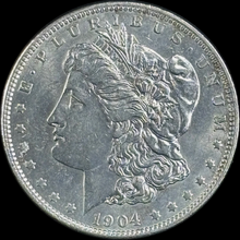 Load image into Gallery viewer, 1904-O $1 Morgan Dollar - Raw AU - See Pictures
