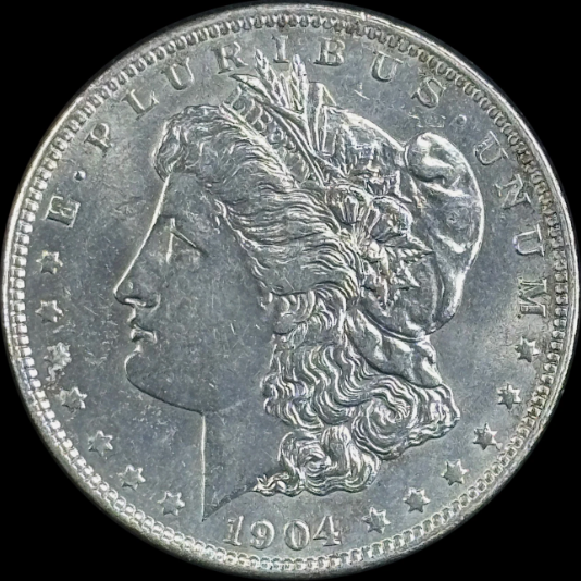 1904-O $1 Morgan Dollar - Raw AU - See Pictures
