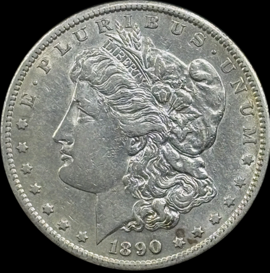 1890-S $1 Morgan Dollar - Raw XF - See Pictures