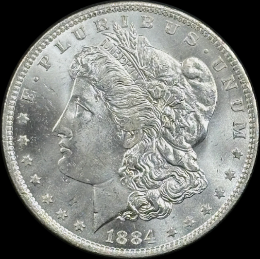 1884-O $1 Morgan Dollar - Raw UNC - See Pictures