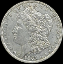 Load image into Gallery viewer, 1881-O $1 Morgan Dollar - Raw AU - See Pictures
