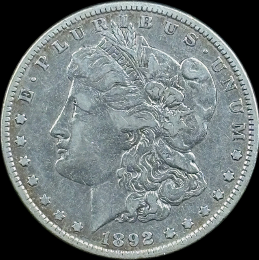 1892-P $1 Morgan Dollar - Raw VF - See Pictures