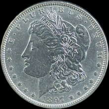 Load image into Gallery viewer, 1897-P $1 Morgan Dollar - Raw UNC - See Pictures
