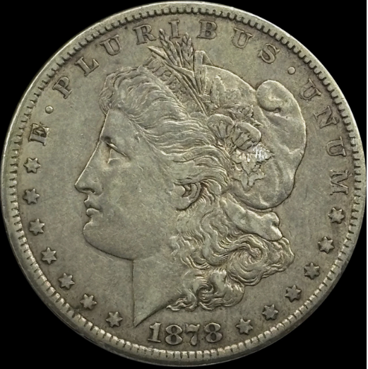 1878-CC $1 Morgan Dollar - Raw AU - See Pictures