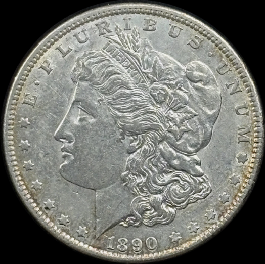 1890-P $1 Morgan Dollar - Raw AU - See Pictures