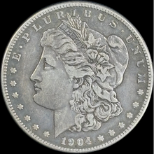 Load image into Gallery viewer, 1904-S $1 Morgan Dollar - Raw VF - See Pictures
