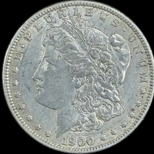 1900-O $1 Morgan Dollar - Raw AU - See Pictures