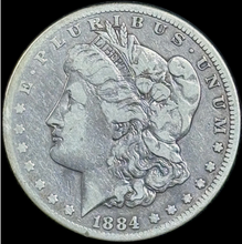 Load image into Gallery viewer, 1884-CC $1 Morgan Dollar - Raw Fine - See Pictures
