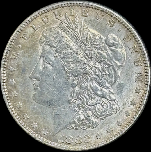 1882-P $1 Morgan Dollar - Raw AU - See Pictures
