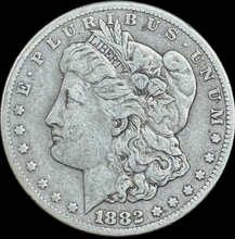 Load image into Gallery viewer, 1882-CC $1 Morgan Dollar - Raw VF - See Pictures
