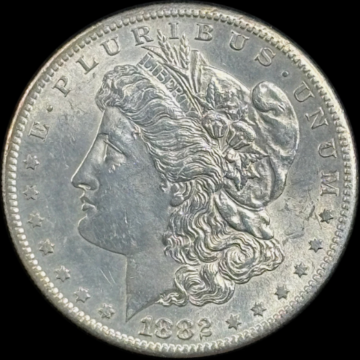 1882-S $1 Morgan Dollar - Raw UNC - See Pictures