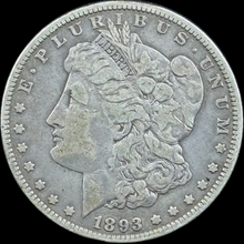 Load image into Gallery viewer, 1893-P $1 Morgan Dollar - Raw VF - See Pictures
