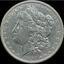Load image into Gallery viewer, 1891-O $1 Morgan Dollar - Raw AU - See Pictures
