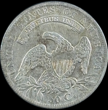 Load image into Gallery viewer, 1834 50¢ Capped Bust Half Large Date Small Letters - Raw AU - See Pictures
