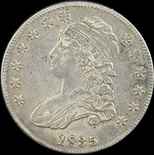Load image into Gallery viewer, 1835 50¢ Capped Bust Half - Raw XF - See Pictures
