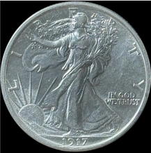 Load image into Gallery viewer, 1917-D 50C Walking Liberty Half - Raw High Grade UNC - See Pictures
