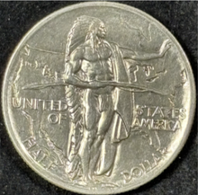 Load image into Gallery viewer, 1926 50C Oregon Trail Commemorative Half - Raw AU - See Pictures
