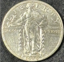 Load image into Gallery viewer, 1930-P 25C Standing Liberty Quarter - Raw AU - See Pictures

