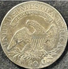 Load image into Gallery viewer, 1824 50¢ Capped Bust Half - Raw VF - See Pictures
