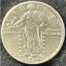 Load image into Gallery viewer, 1927-P 25C Standing Liberty Quarter - Raw UNC - See Pictures
