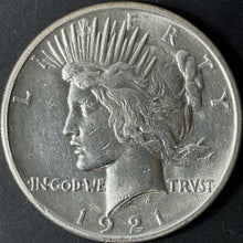 Load image into Gallery viewer, 1921 $1 Peace Dollar Raw - Uncirculated - See Pictures
