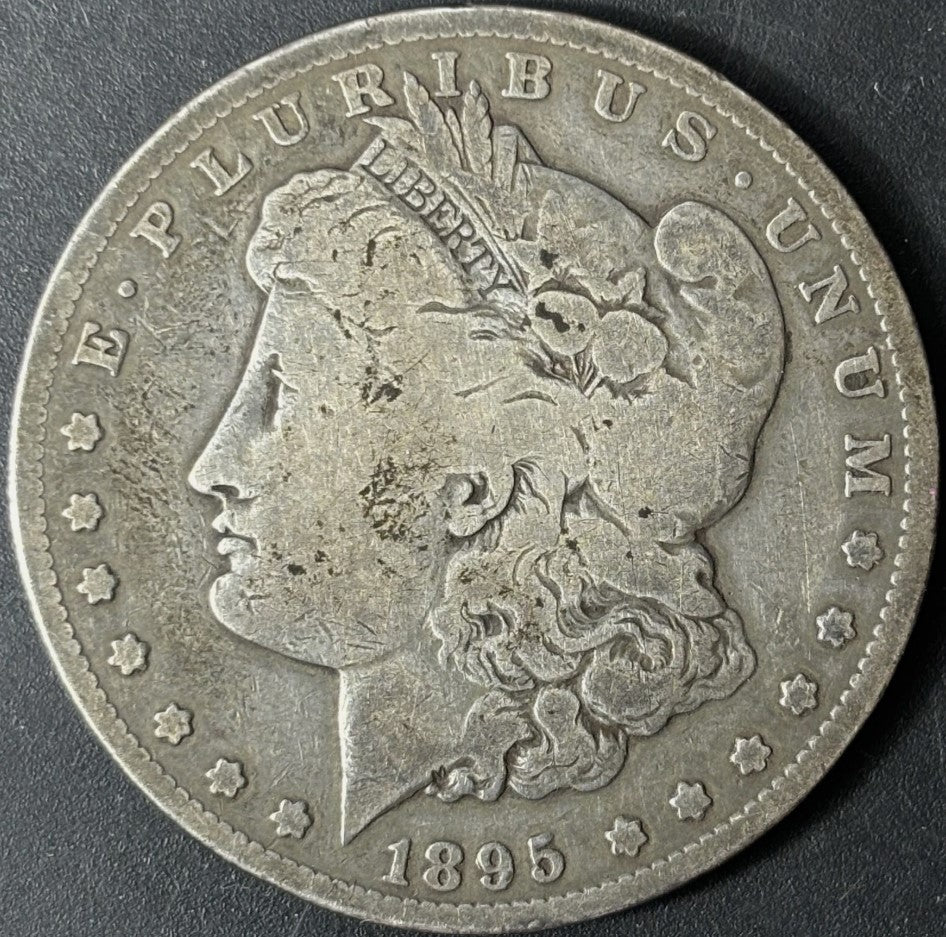 1895-S $1 Morgan Dollar Raw - VG - See Pictures
