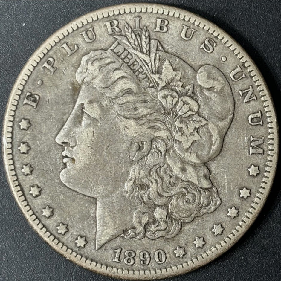 1890-CC $1 Morgan Dollar Raw - VF - See Pictures
