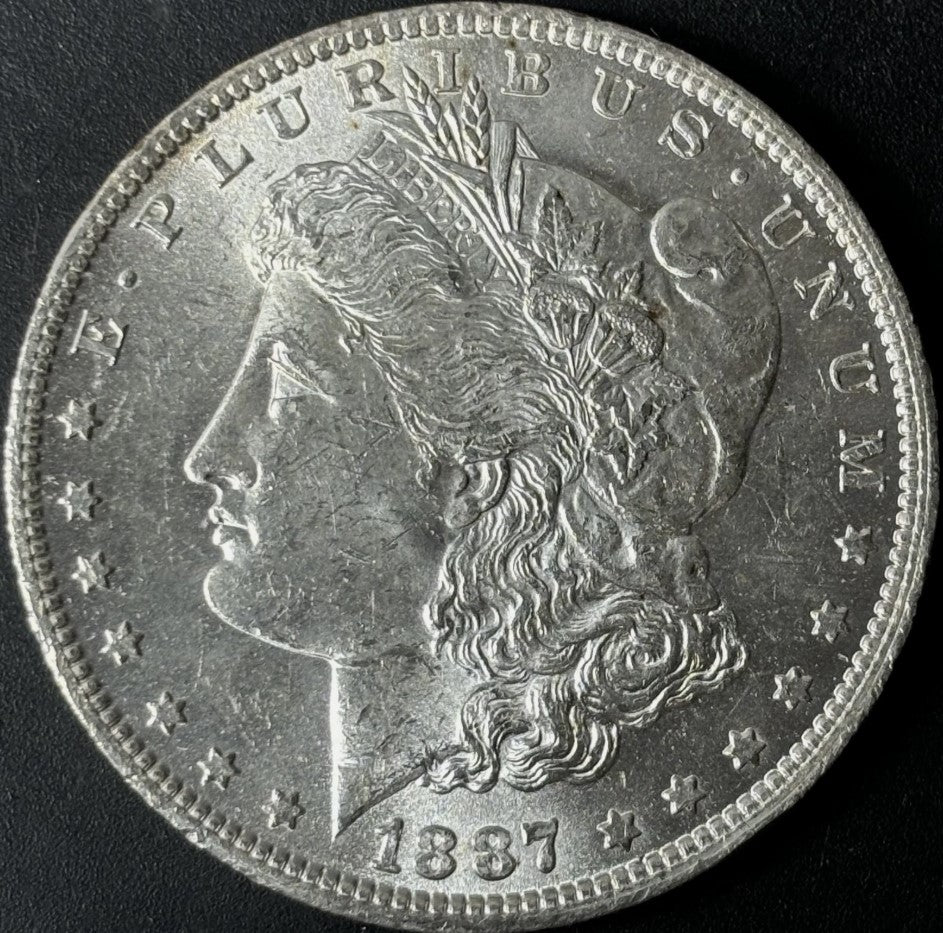 1887-O $1 Morgan Dollar Raw - Uncirculated - See Pictures