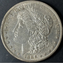 Load image into Gallery viewer, 1886-S $1 Morgan Dollar Raw - AU - See Pictures

