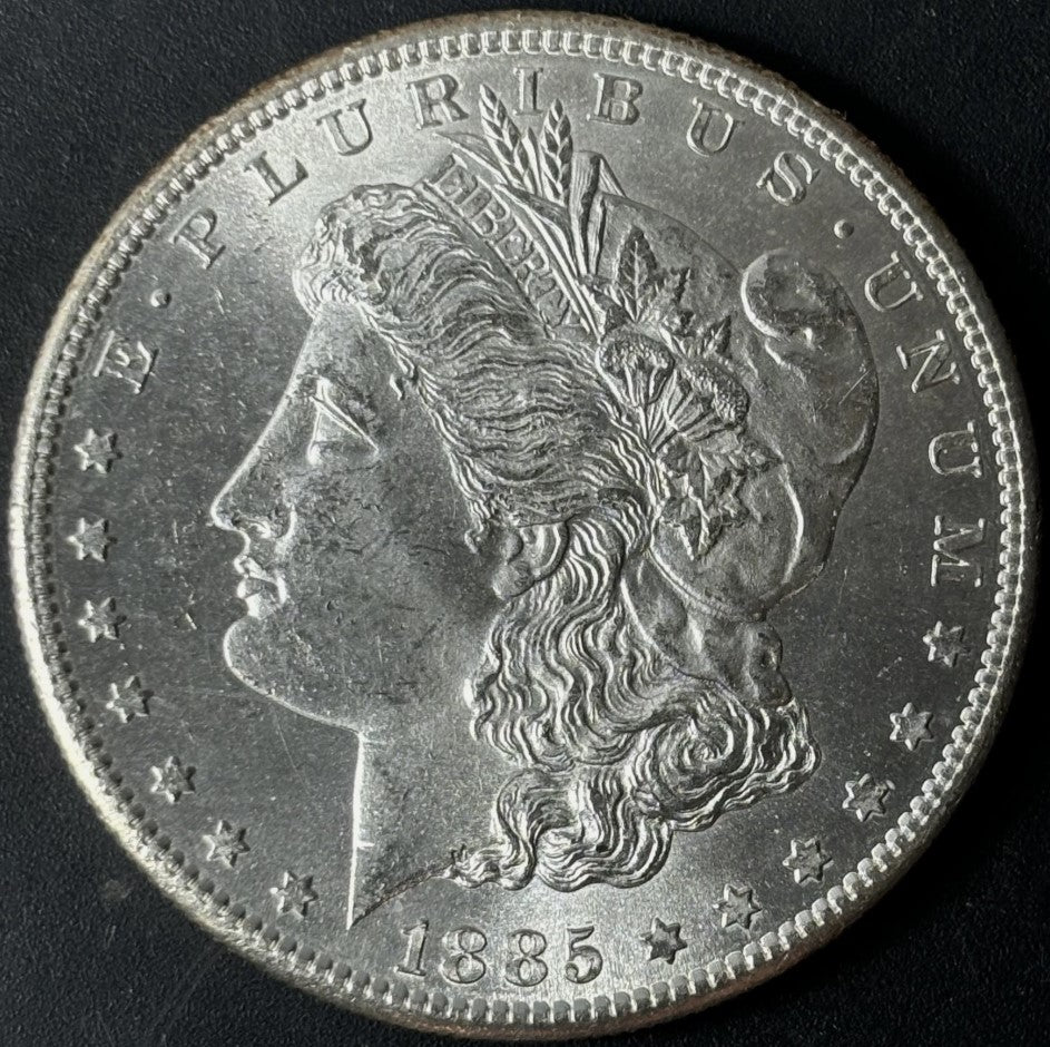 1885-S $1 Morgan Dollar Raw - Uncirculated - See Pictures