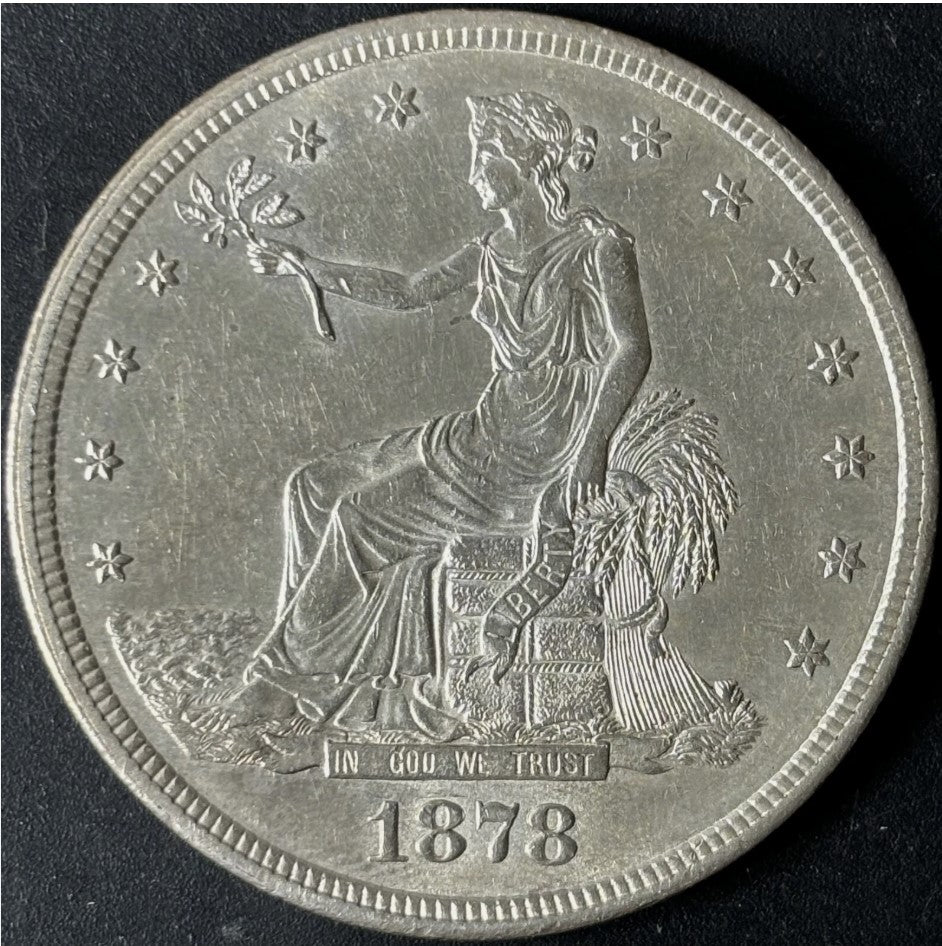 1878-S $1 Trade Dollar Raw - Uncirculated - See Pictures