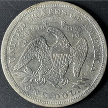 Load image into Gallery viewer, 1872 $1 Seated Liberty Dollar Raw - AU/UNC - See Pictures
