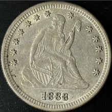 Load image into Gallery viewer, 1888-S 25¢ Seated Liberty Quarter Raw - AU - See Pictures
