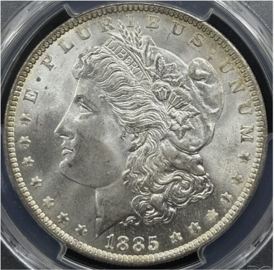 1885-O $1 Morgan Dollar PCGS MS66 CAC - Exceptional Flashy Gem