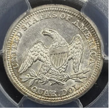 Load image into Gallery viewer, 1854 25C Seated Liberty Arrows PCGS AU55 - Bright w/ Nice Strike!
