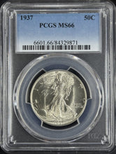 Load image into Gallery viewer, 1937-P 50C Walking Liberty PCGS MS66 - Flashy Blast White Gem
