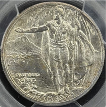 Load image into Gallery viewer, 1928 50C Hawaiian Commemorative PCGS MS63 - Lustrous &amp; White - Tough Coin!
