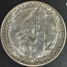 Load image into Gallery viewer, 1936-D 50C San Diego Commemorative Half - Raw UNC - See Pictures
