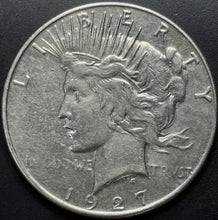 Load image into Gallery viewer, 1927-S $1 Peace Dollar - Raw AU - See Pictures
