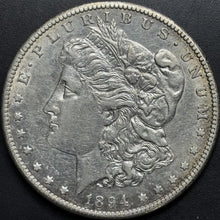 Load image into Gallery viewer, 1894-S $1 Morgan Dollar - Raw AU - See Pictures
