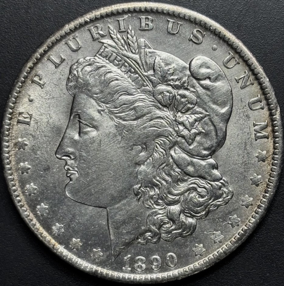 1890-O $1 Morgan Dollar - Raw AU - See Pictures
