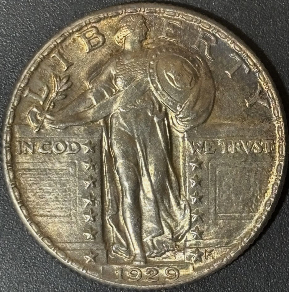 1929-P 25C Standing Liberty Quarter - Raw UNC - See Pictures